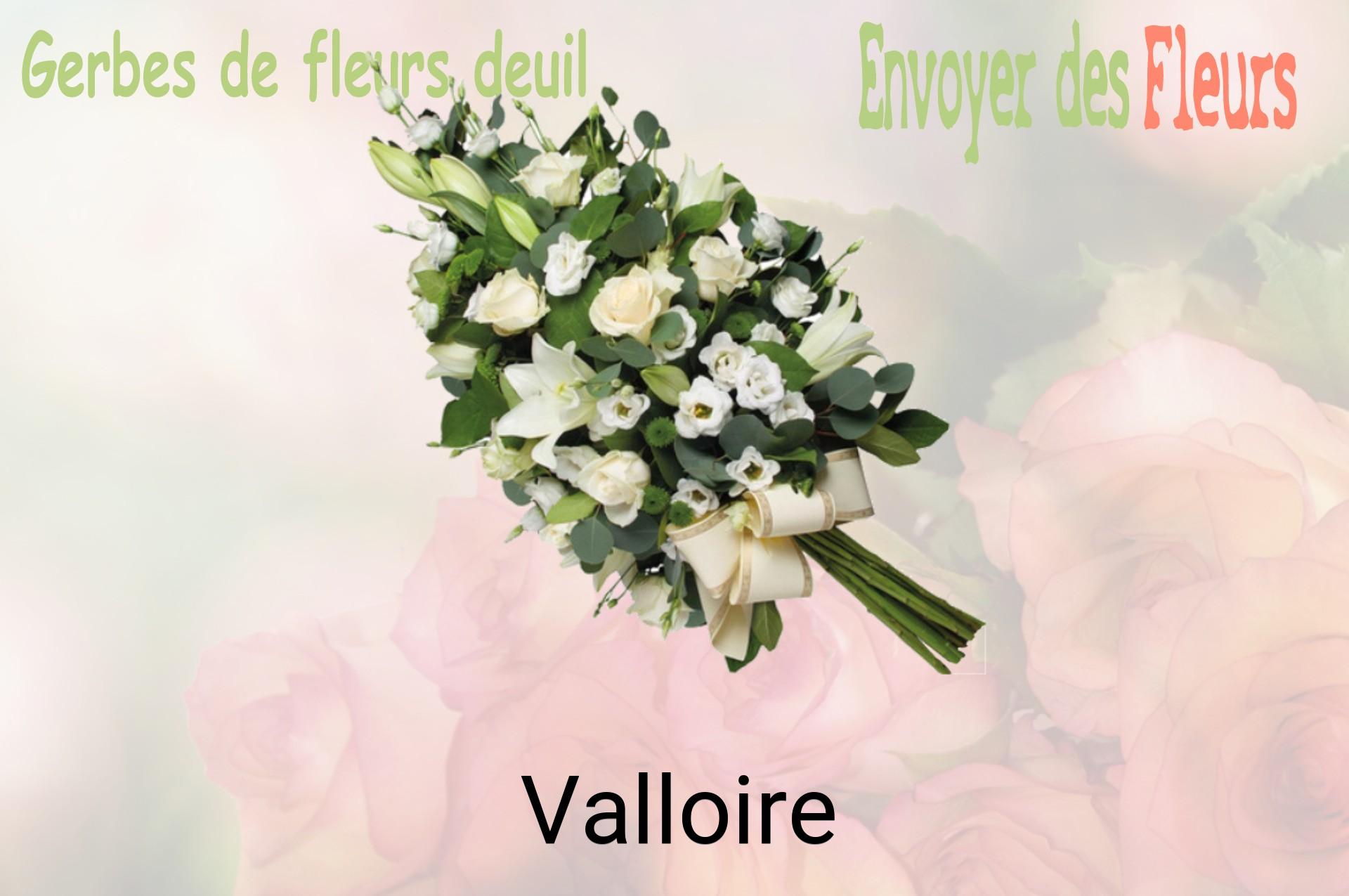 Gerbe de fleurs de deuil livrée à Valloire